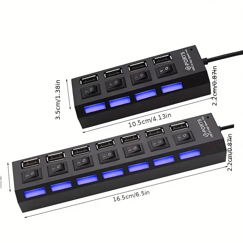 Hub USB Gaming 4/7 Ports haute Vitesse