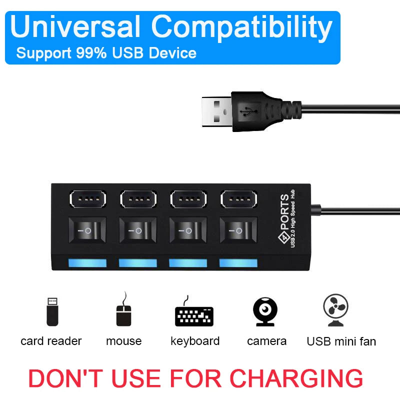 Hub USB Gaming 4/7 Ports haute Vitesse