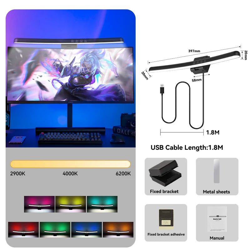 Barre Lumineuse LED Premium pour Écran