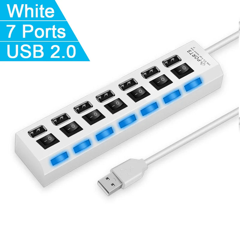 Hub USB Gaming 4/7 Ports haute Vitesse