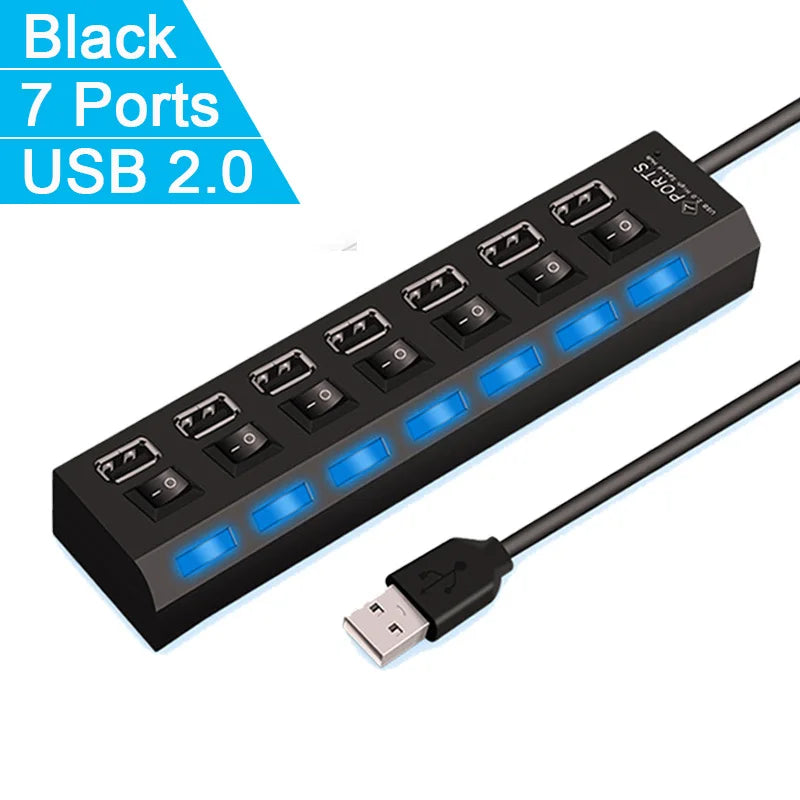 Hub USB Gaming 4/7 Ports haute Vitesse